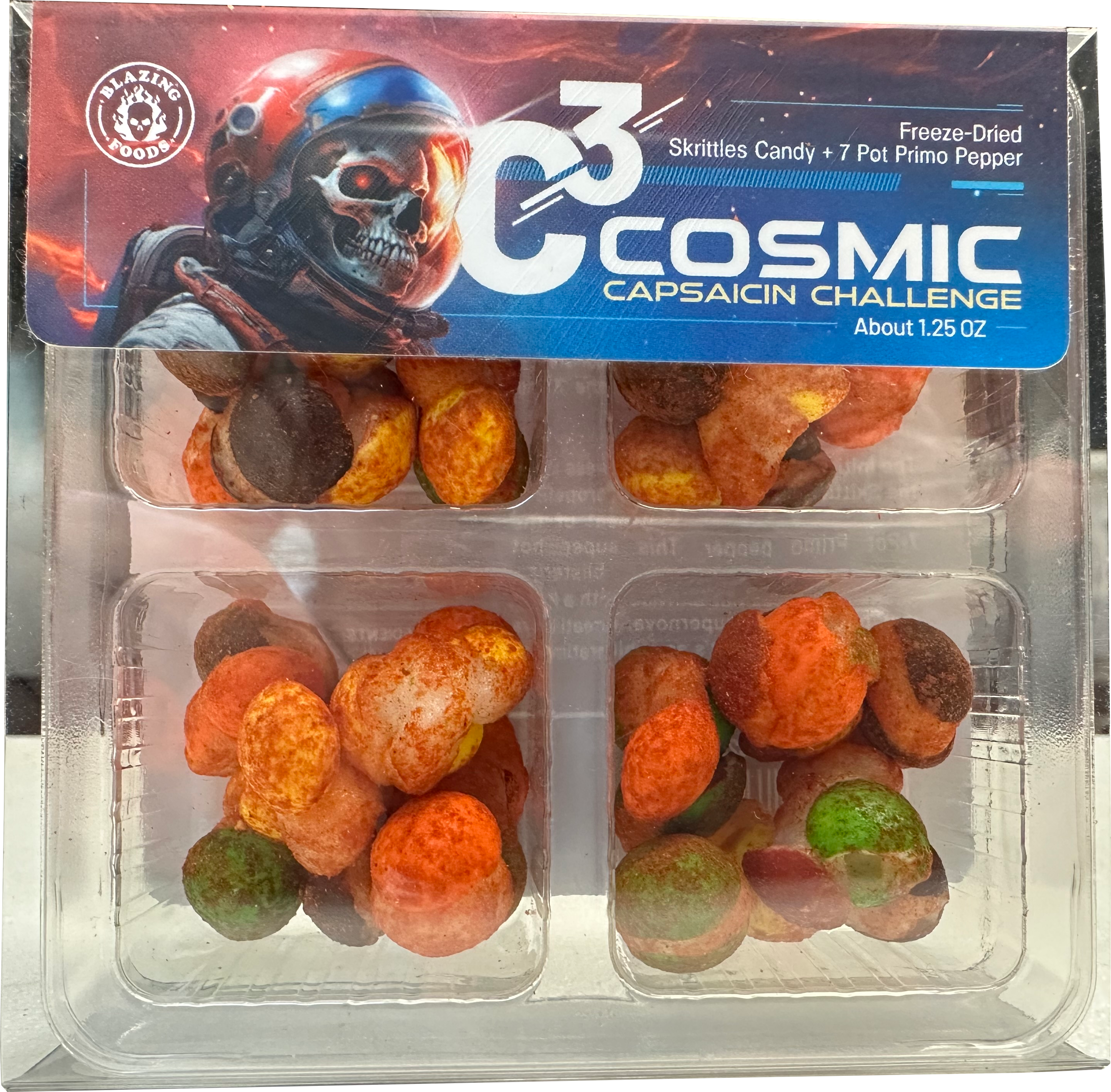 C3 Cosmic Capsaicin Challenge - Freeze Dried Skrittles + 7-Pot