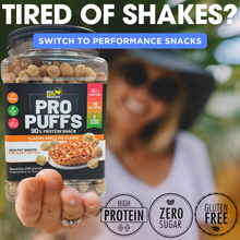 Load image into Gallery viewer, 90% Pure Protein Snack - 9 SERVINGS - Epic Pro Puffs
