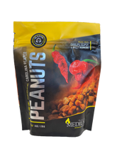 Load image into Gallery viewer, CAROLINA REAPER PEANUTS - 4 FLAVORS 6 OZ SNACK BAGS