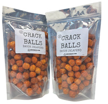 Load image into Gallery viewer, CRACK BALLS 6 UNIQUE FLAVORS - CAROLINA REAPER, GHOST PEPPER, 7-POT PRIMO, HABANERO, BACON JALAPENO, or HATCH GREEN CHILI

