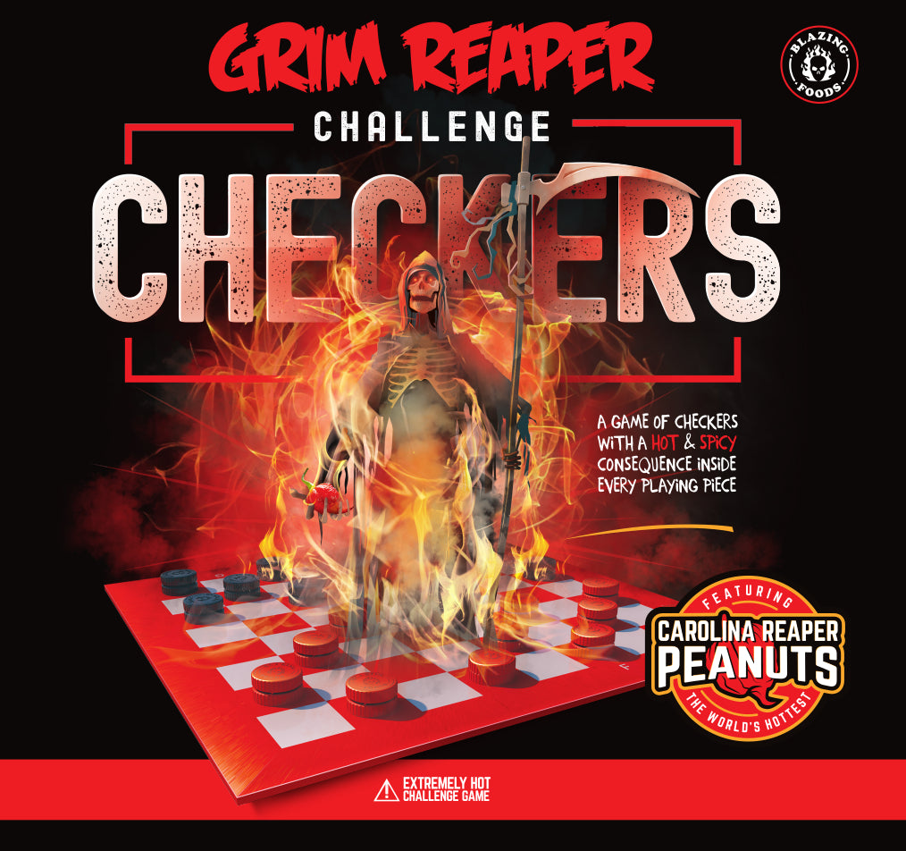 GRIM REAPER CHALLENGE CHECKERS GAME